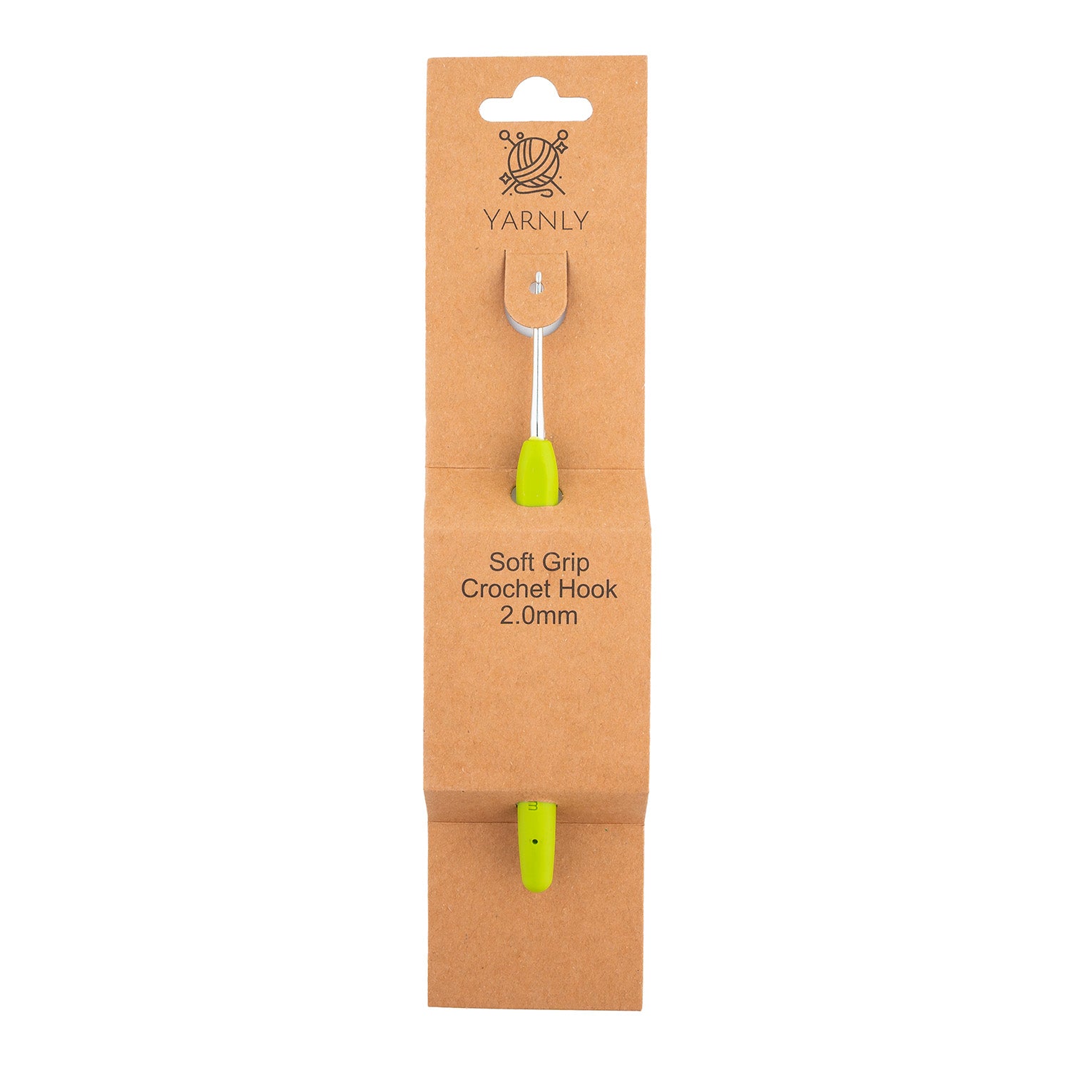 Soft Grip Ergonomic Crochet Hook 2.00mm YN-CH-2.0 Yarnly