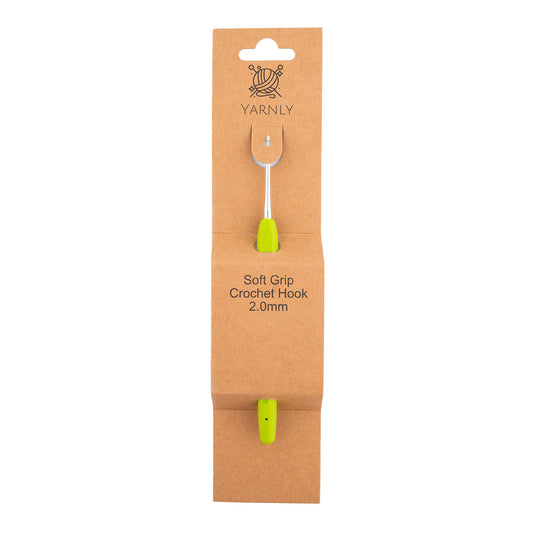 Soft Grip Ergonomic Crochet Hook 2.00mm YN-CH-2.0 Yarnly
