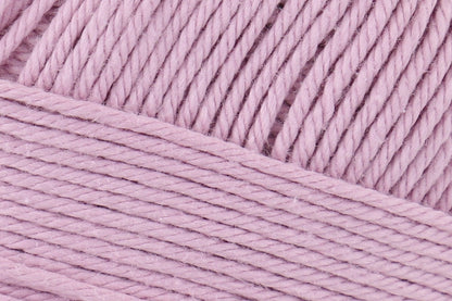 Sirdar yarn in rose, cotton blend - close up detail