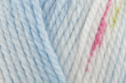 Knitting yarn in blue