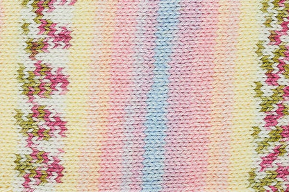 Knitting yarn - label view