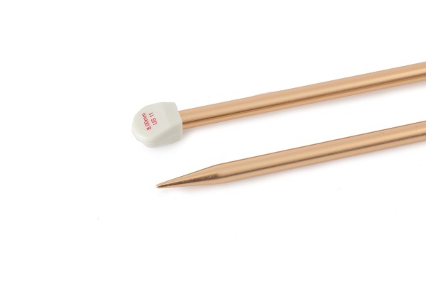 Sirdar Rose Gold Aluminium Knitting Needles 8.00mm x 35cm