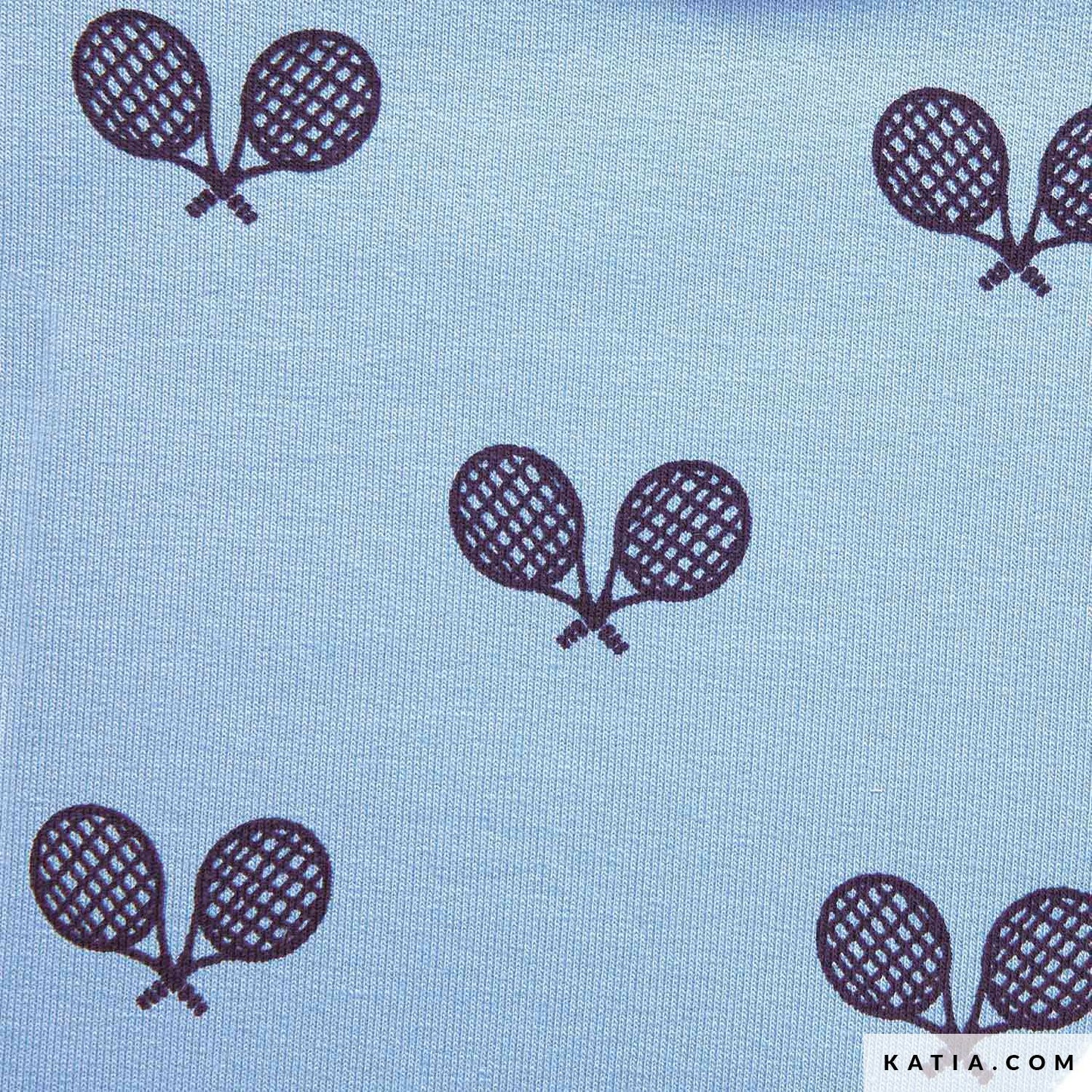 Katia Summer Sweat S/S - Raquets (Half Metre)