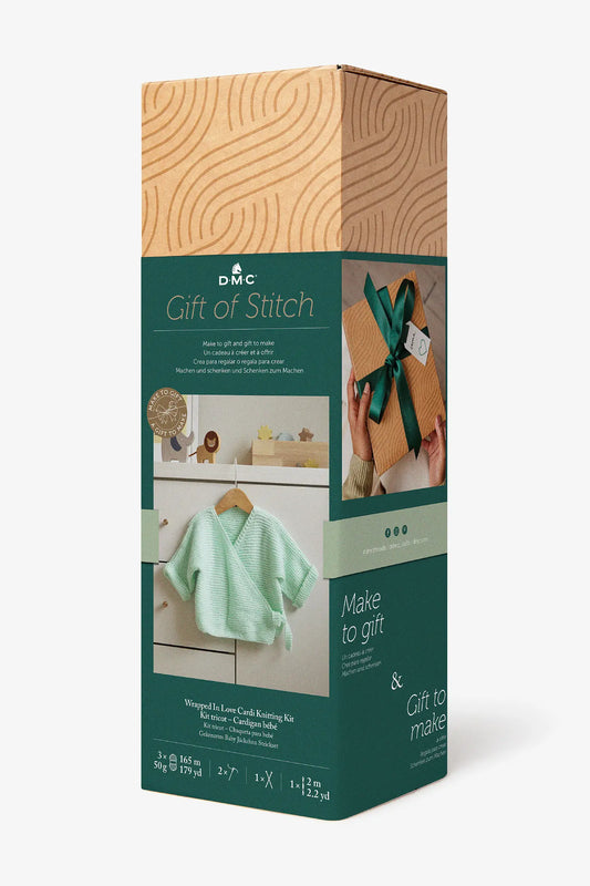 DMC Wrapped In Love Cardi Knitting Kit